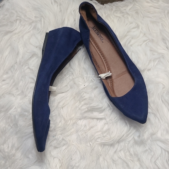 Merona Women's Navy Blue Flats 71/2 - Picture 1 of 5